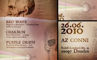 Red Wave - Live in AZ Conni Dresden // Flyer